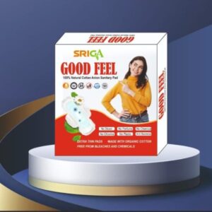 SRIGA Good Feel – 100% Natural Cotton Anion Sanitary Pad