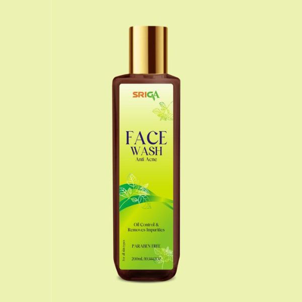 SRIGA Face Wash – Herbal Cleanser for Fresh & Glowing Skin