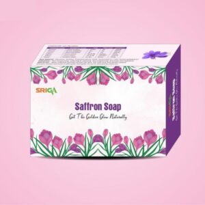 SRIGA Saffron Soap – Skin Brightening & Glow Enhancing Bar